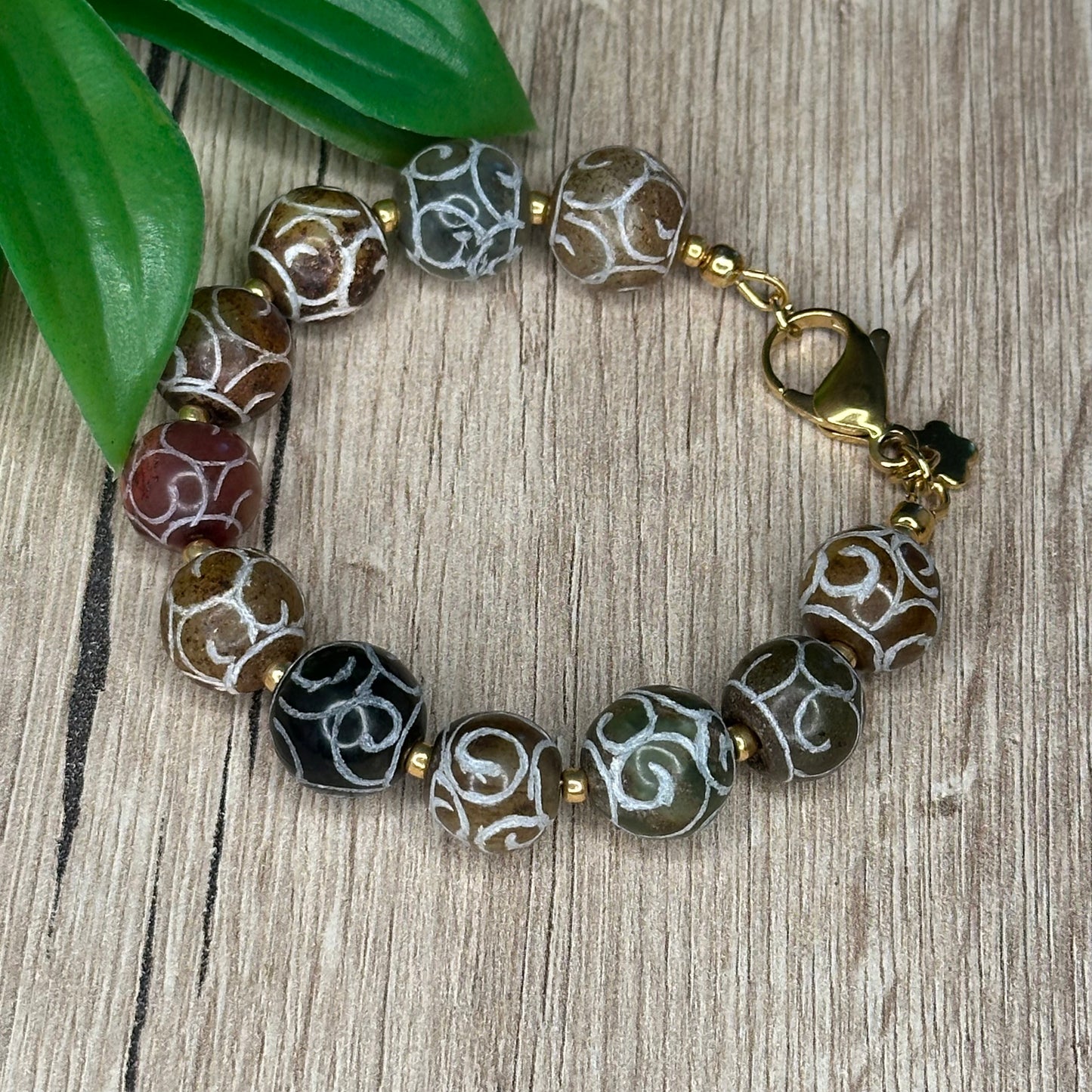 Armband Tibetaans Agaat