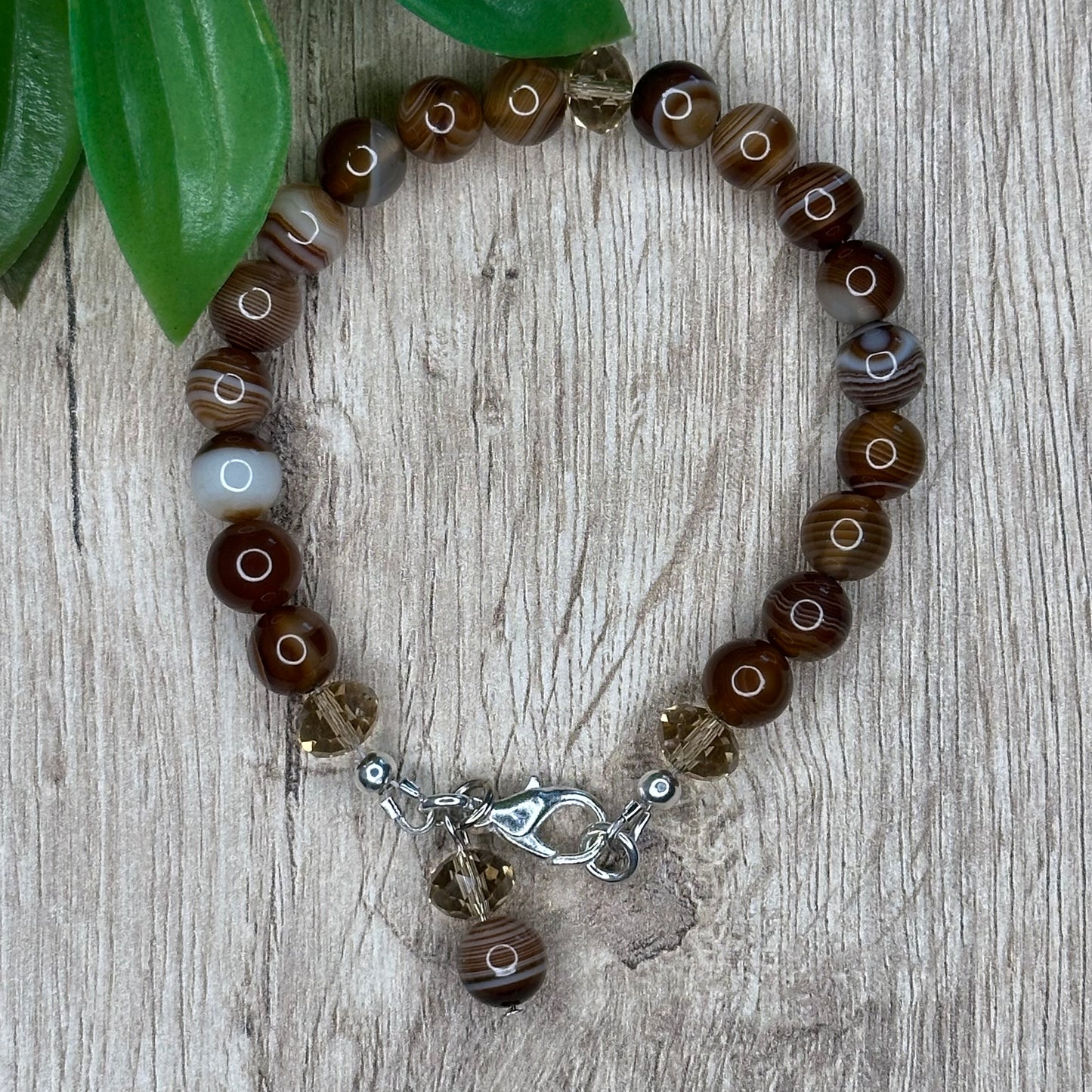 Armband Bruine Agaat