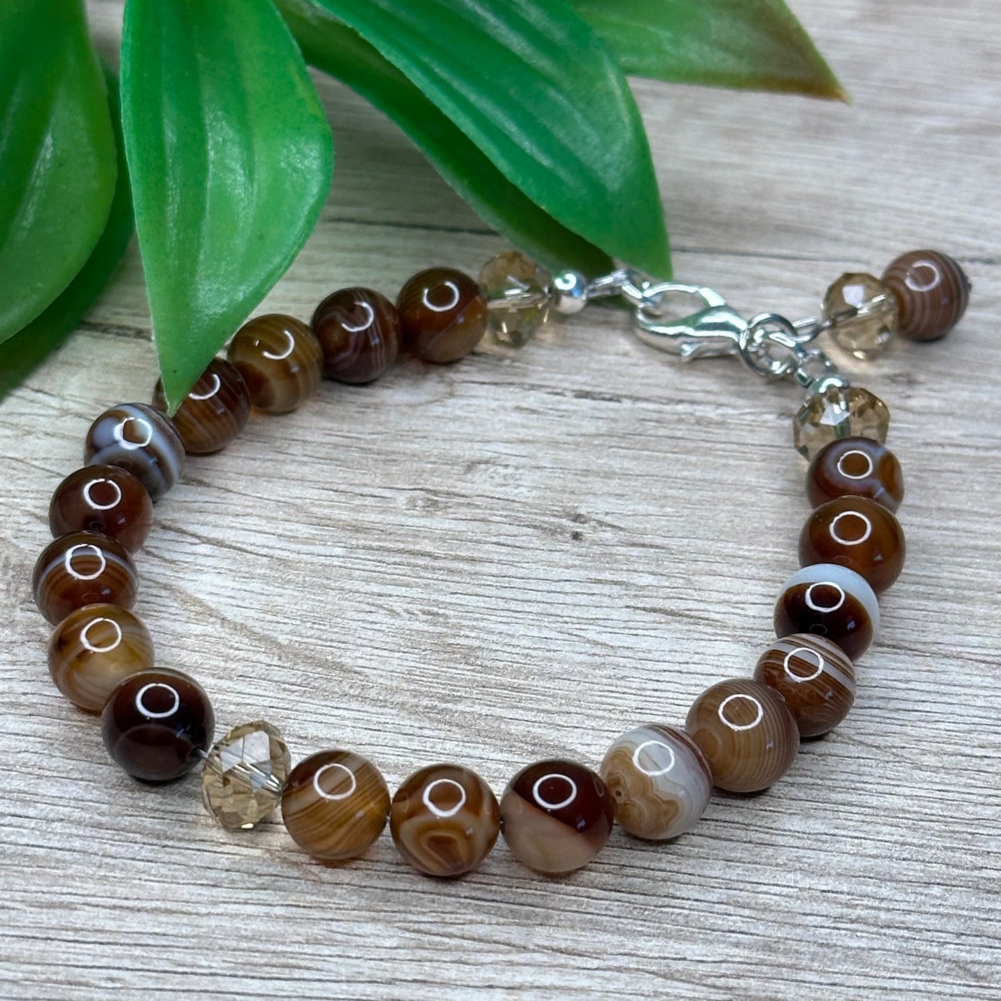 Armband Bruine Agaat