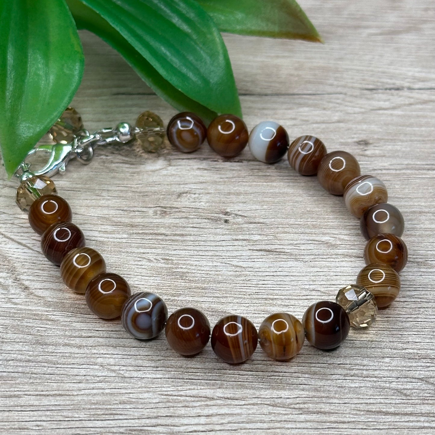 Armband Bruine Agaat