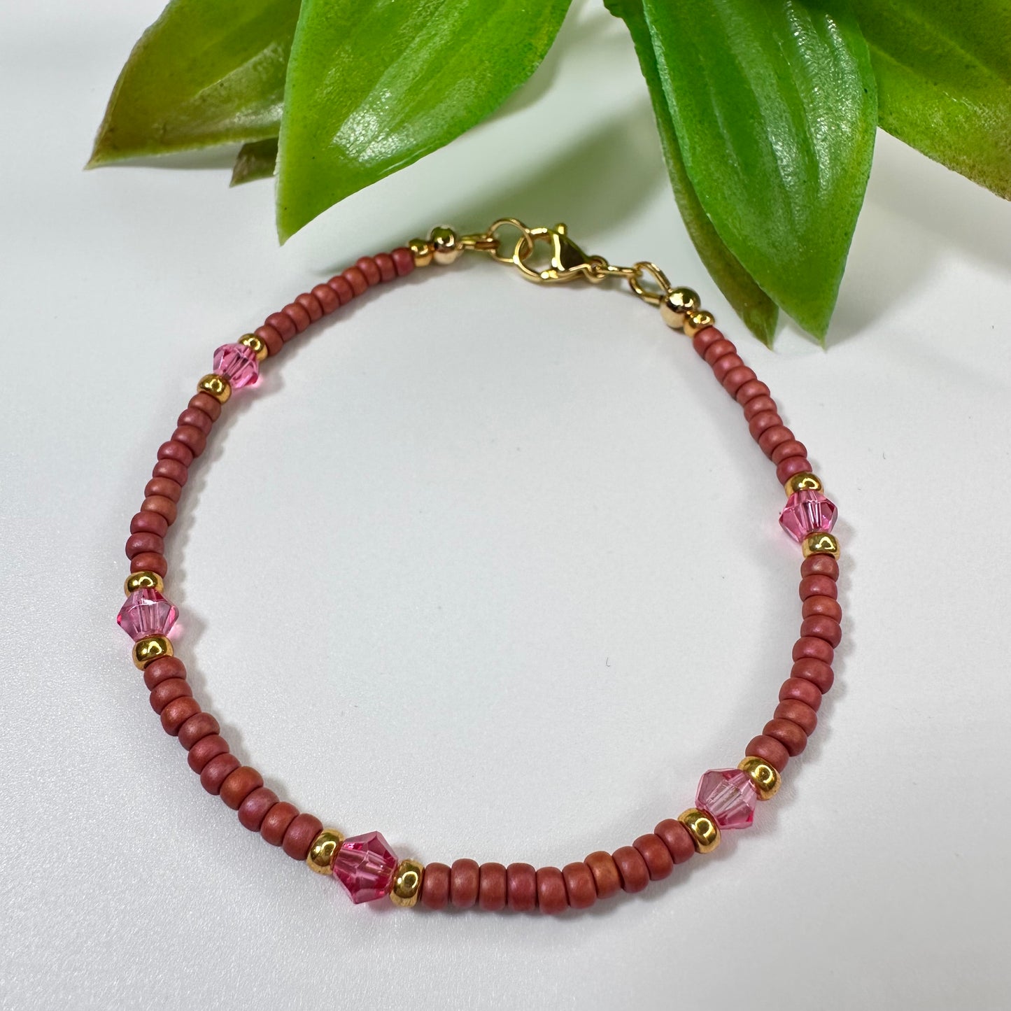 Armband Miyuki Cardinal Red