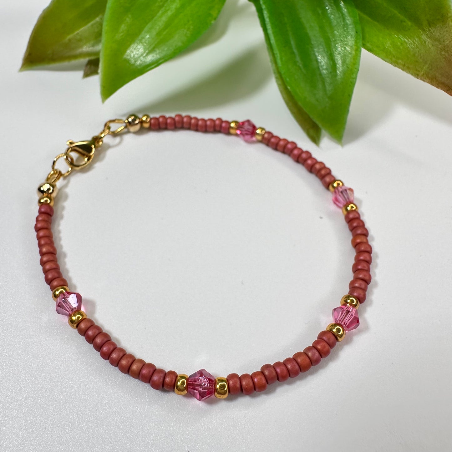 Armband Miyuki Cardinal Red