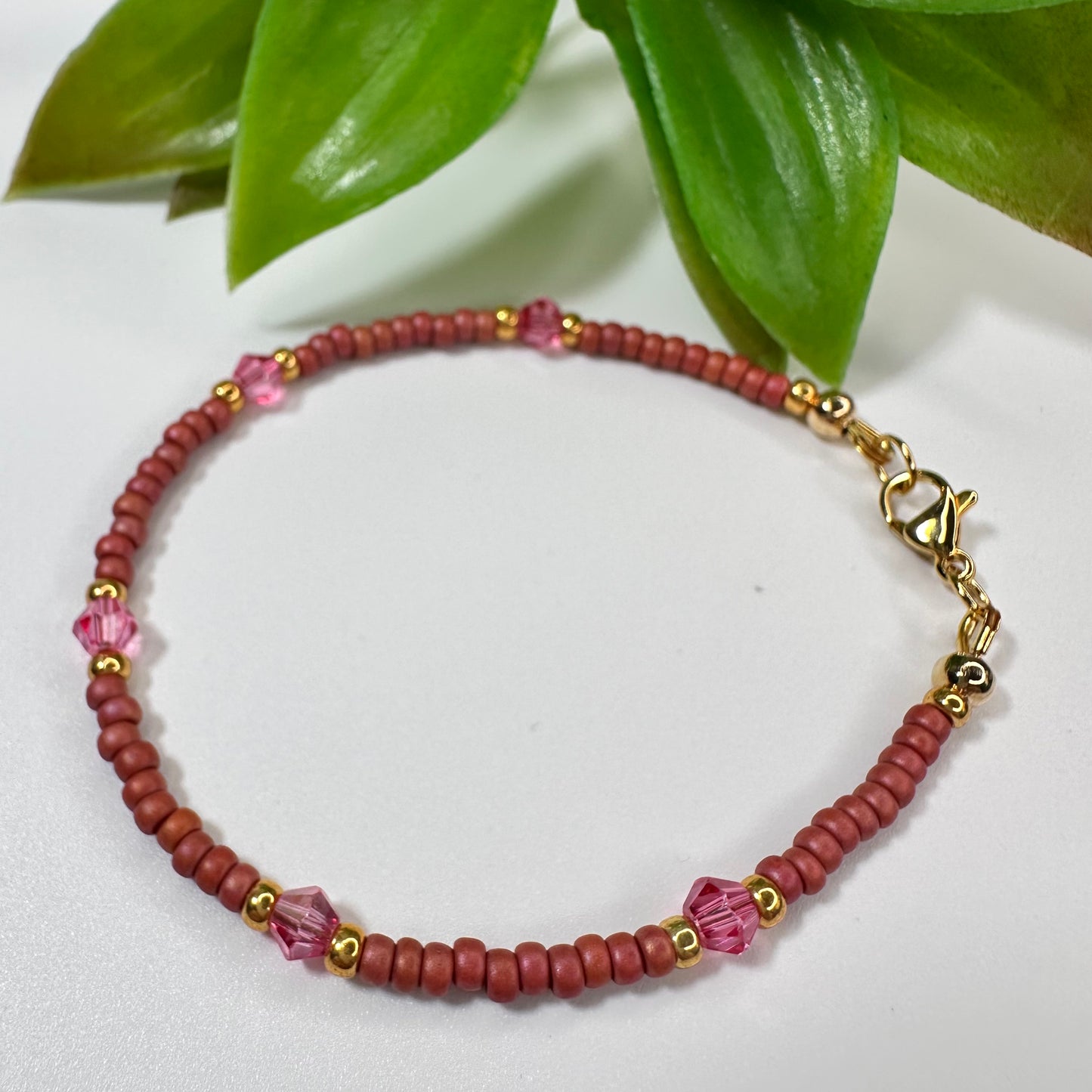 Armband Miyuki Cardinal Red