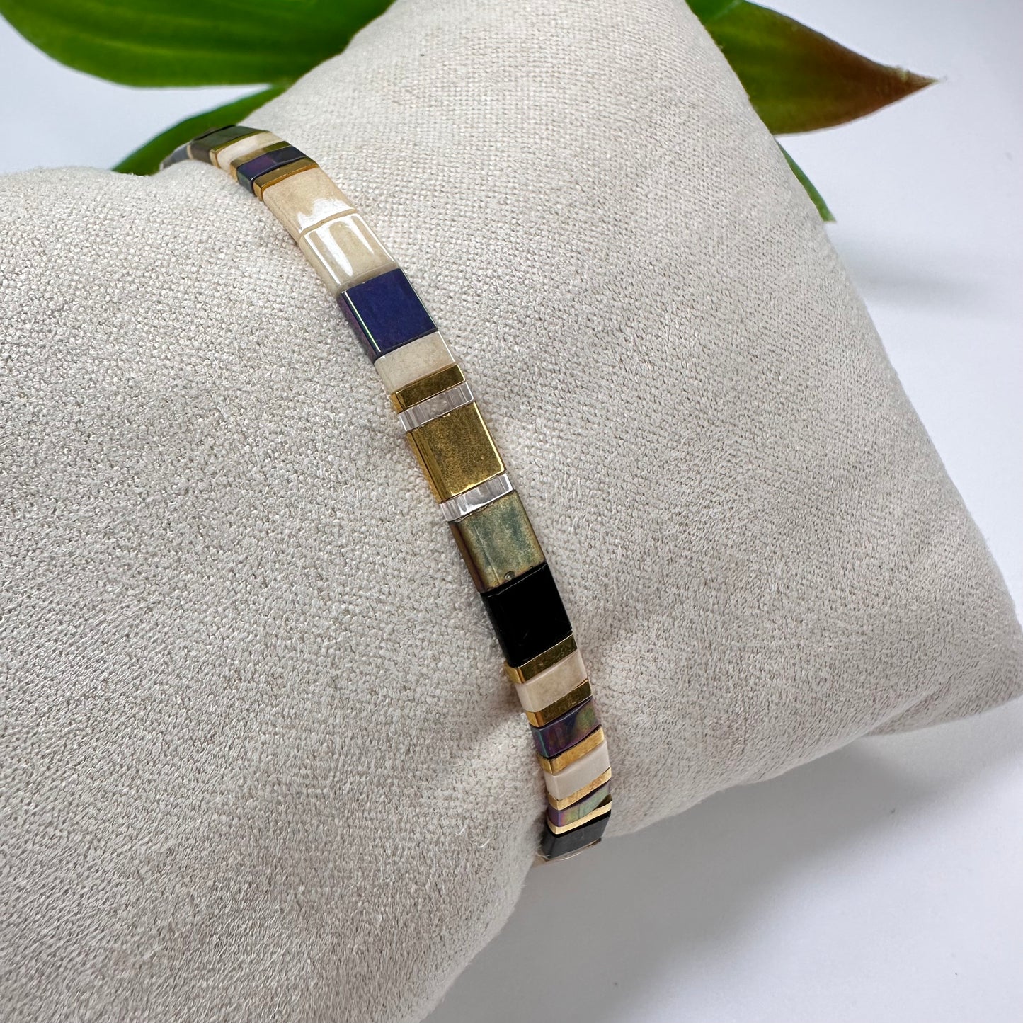 Armband Miyuki Tila Green