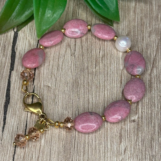 Armband Rhodoniet