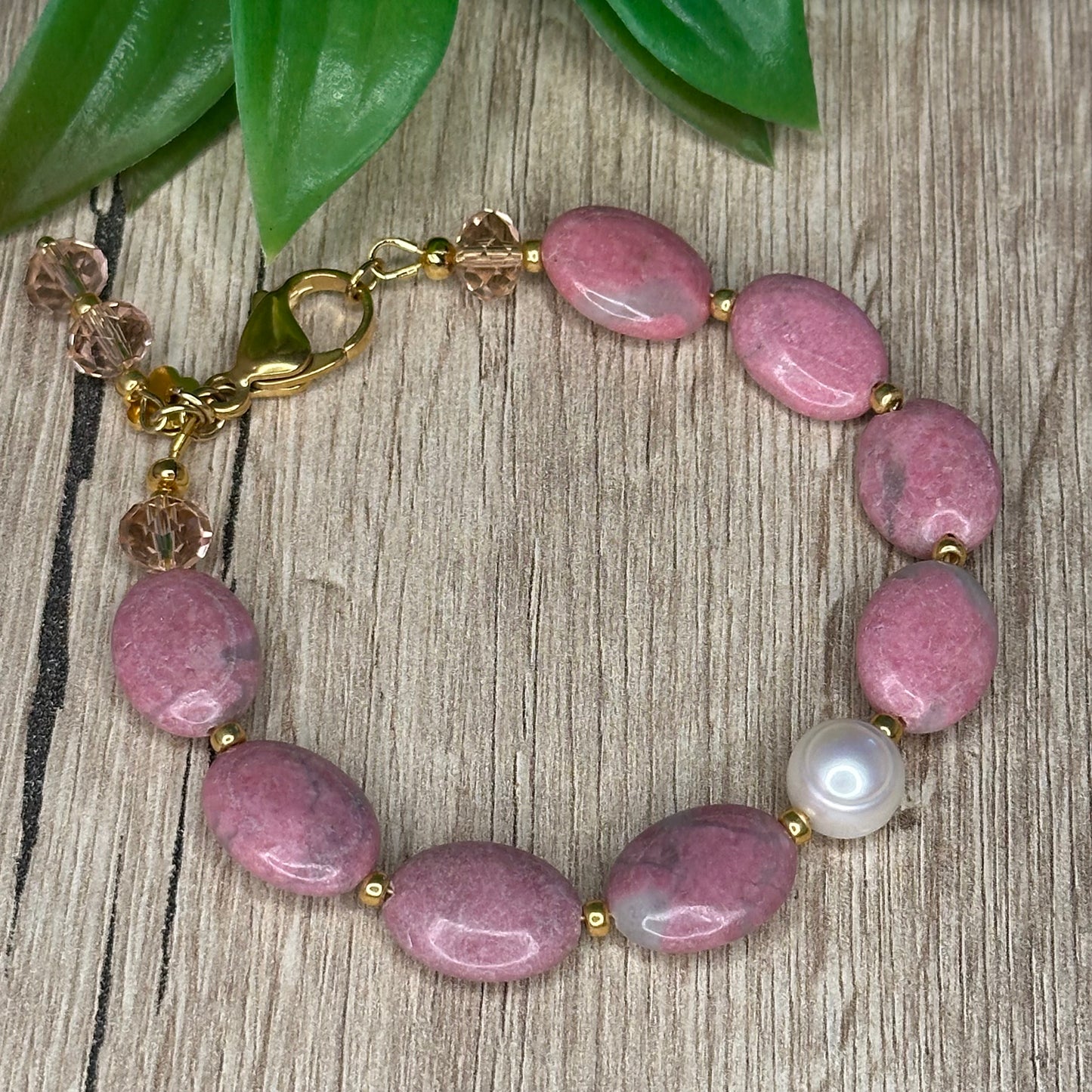 Armband Rhodoniet
