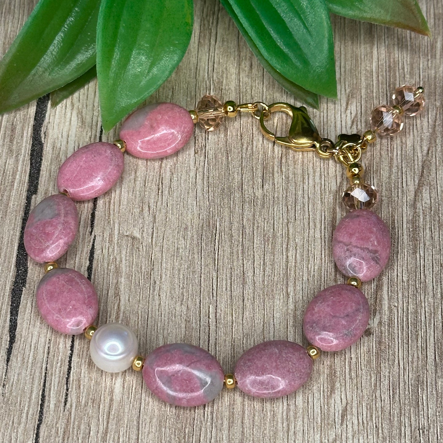 Armband Rhodoniet