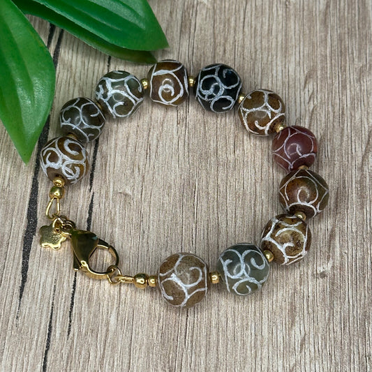 Armband Tibetaans Agaat