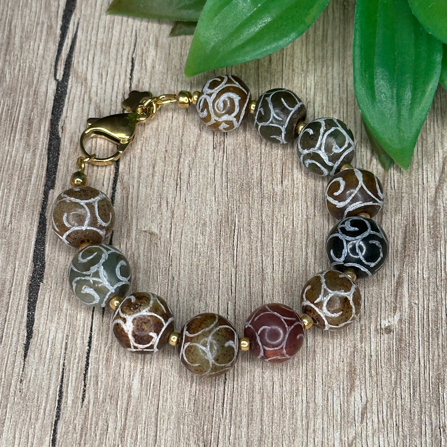 Armband Tibetaans Agaat