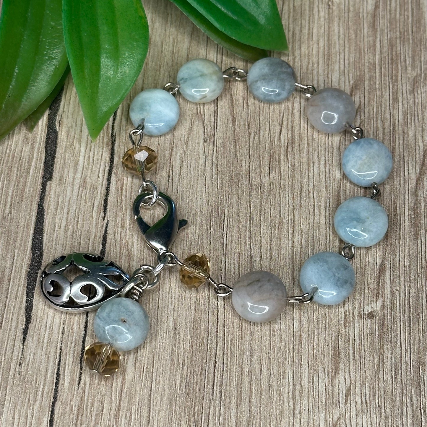 Armband Aquamarijn
