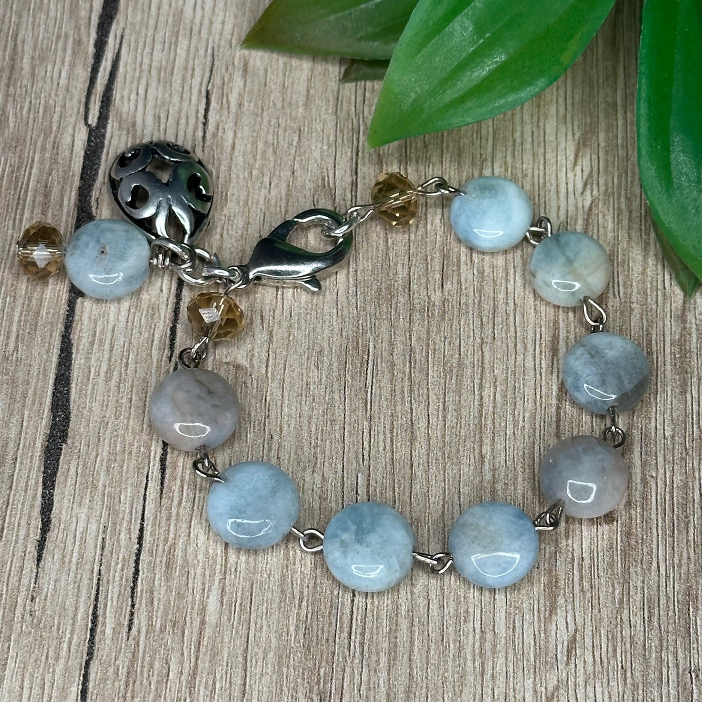 Armband Aquamarijn
