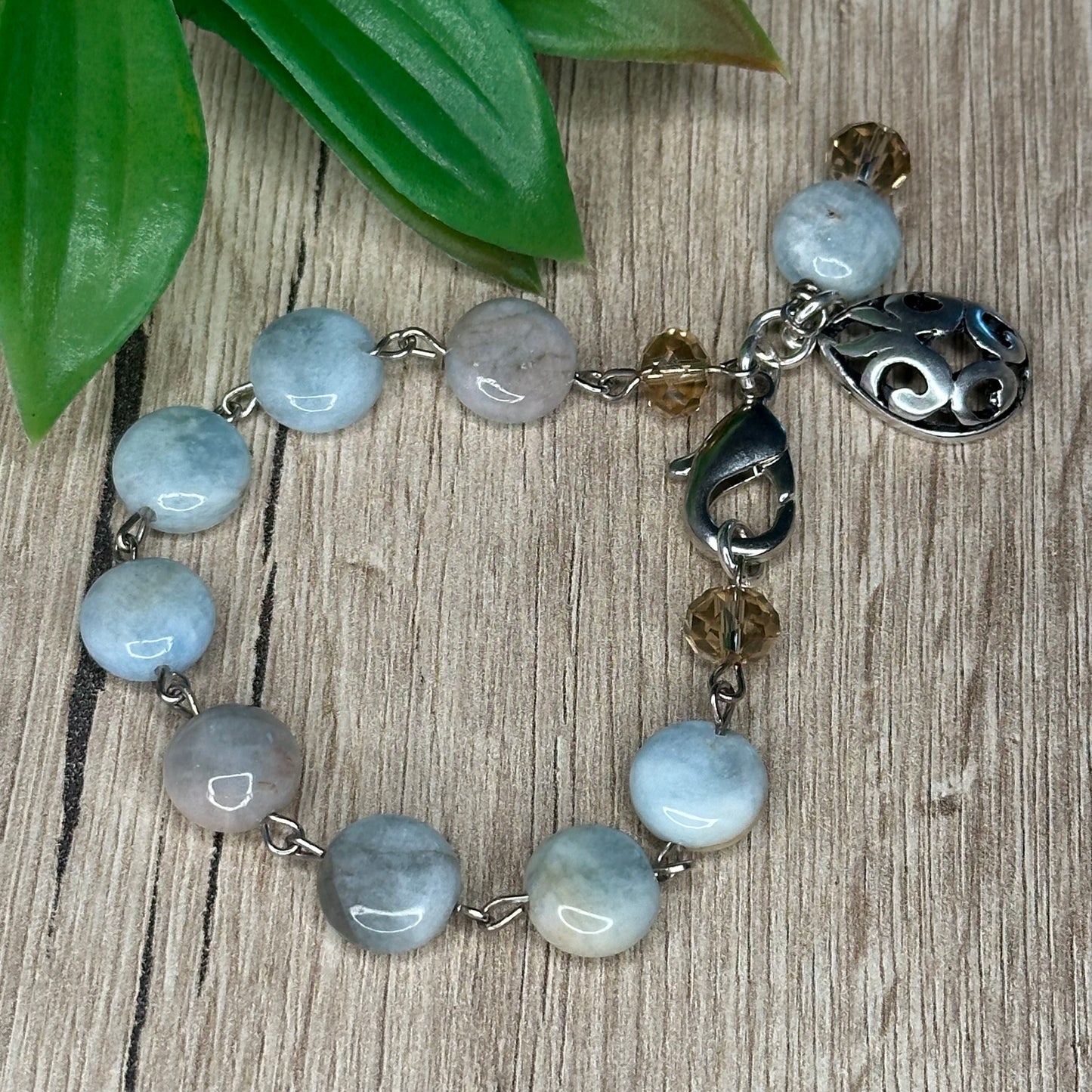 Armband Aquamarijn