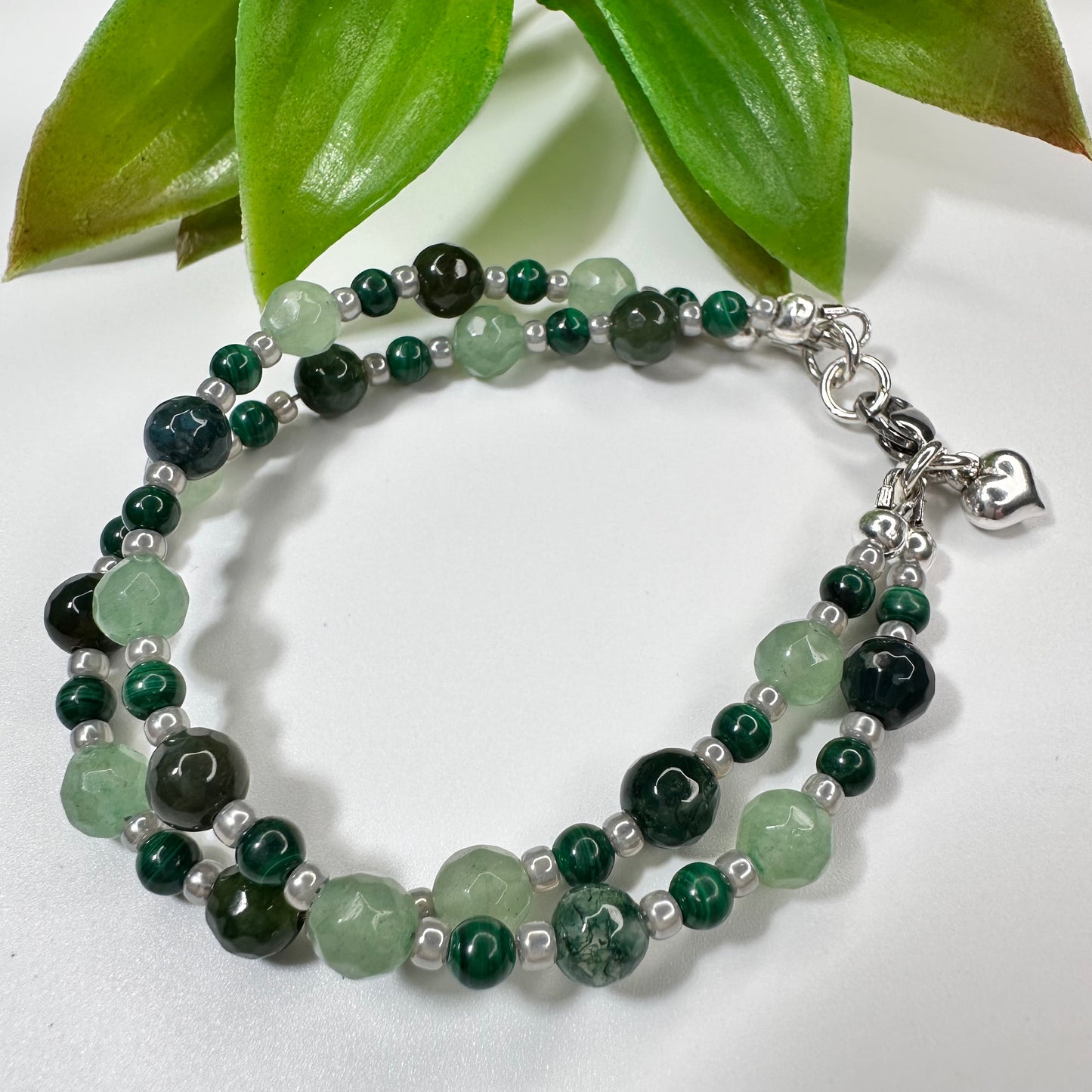 Armband Green Leaf